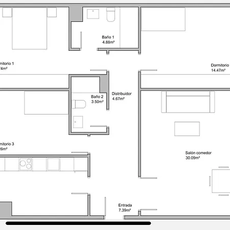 Casa Felipe Con 3 Апартаменты Сарагоса